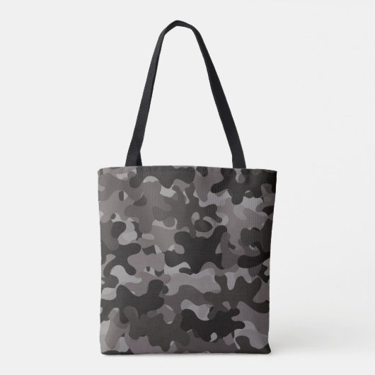 Aangepaste Naam Canvas tas met Camouflage Patroon (Achterkant)
