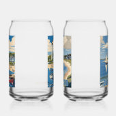 Aangepaste naam Cape Cod Massachusetts Blikvorm Glas (Links)