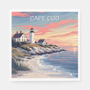 Aangepaste naam Cape Cod Massachusetts Servet