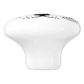 Aangepaste naam Cat Face Novelty Keramische Knop (Zijkant)