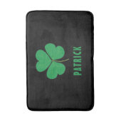 Aangepaste naam Celtic Ireland Shamrock Irish Clas Badmat (Voorkant Verticaal)