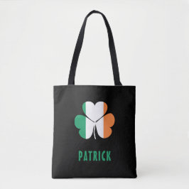 Aangepaste naam Celtic Ireland Shamrock Irish Flag Draagtas