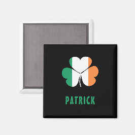 Aangepaste naam Celtic Ireland Shamrock Irish Flag Magneet