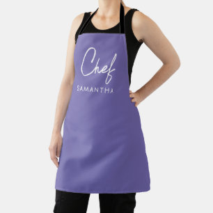 Aangepaste naam chef-kok schort