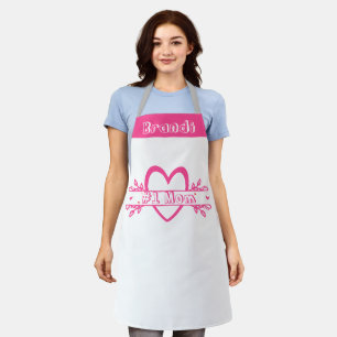Aangepaste Naam Chef Schort Moederdag Gift