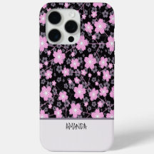 Aangepaste naam Cherry Blossom roze bloemmotief