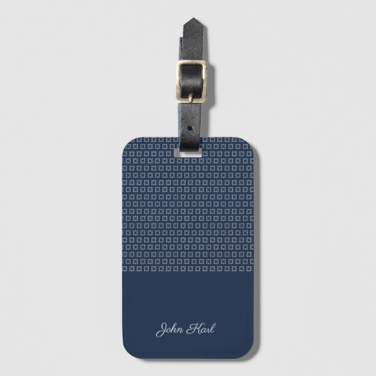 Aangepaste naam Chic Bagagelabel (Voorkant (verticaal))