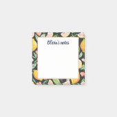 Aangepaste naam Chic Citroen Citrusvruchten Post-it® Notes (Voorkant)