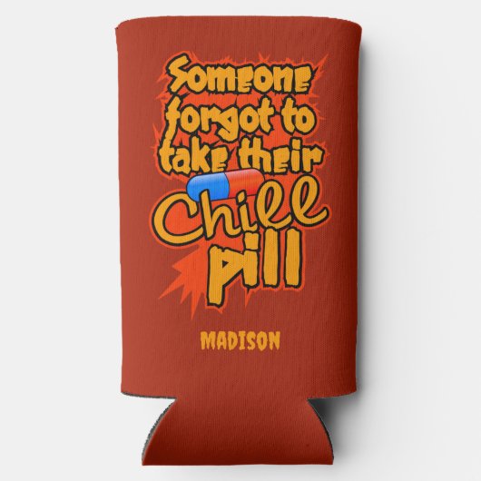 Aangepaste naam Chill Pill (Achterkant)