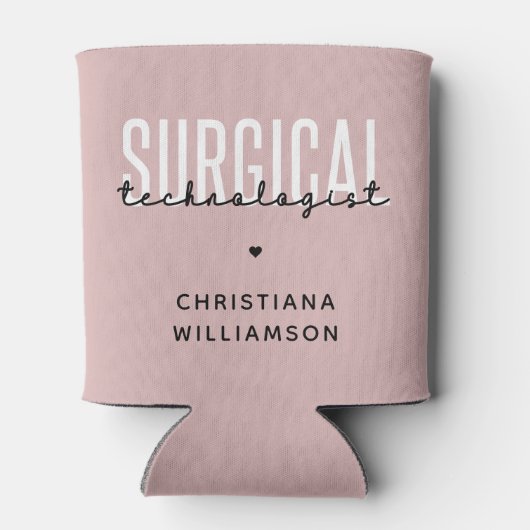 Aangepaste naam chirurgische technologiste Med Sur Blikjeskoeler (Achterkant)