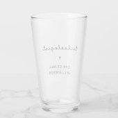 Aangepaste naam chirurgische technologiste Med Sur Glas (Achterkant)