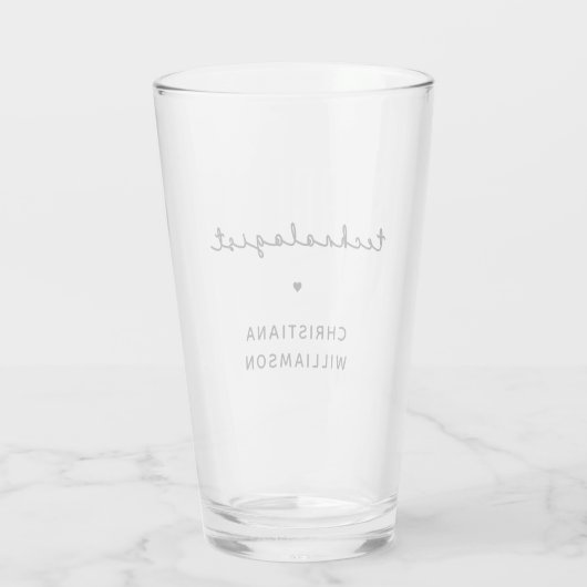 Aangepaste naam chirurgische technologiste Med Sur Glas (Achterkant)