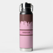 Aangepaste naam Chocolade Drip Waterfles (Voorkant)