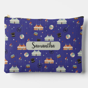 Aangepaste naam Circus pret patroon Etui