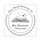 Aangepaste naam Cirkelboek behoort toe aan de lera Rubberstempel (Afrduk)