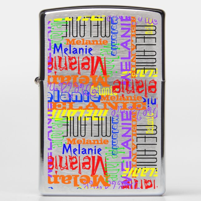 Aangepaste naam Collage Colorful Custom (Voorkant)