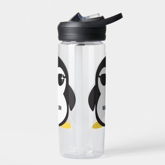 Aangepaste naam Cool Penguin Water Fles (Links)