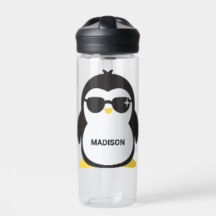 Aangepaste naam Cool Penguin Water Fles