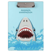 Aangepaste naam Cool Shark Klembord (Voorkant)