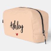 Aangepaste Naam Cosmetische Tas voor Mama & Vriend (Rechterhoek)