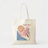 Aangepaste naam Costa Rica Tote Bag (Voorkant)