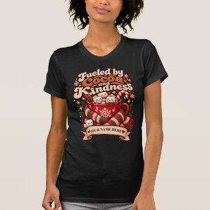 Aangepaste Naam Cozy Nurse Era Kerstmis T-shirt