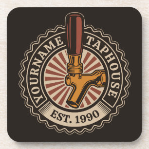 Aangepaste naam Craft Beer Taphouse Brewery Bar Bier Onderzetter