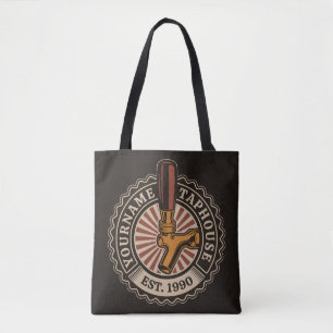 Aangepaste naam Craft Beer Taphouse Brewery Bar Draagtas