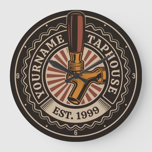 Aangepaste naam Craft Beer Taphouse Brewery Bar Grote Klok (Voorkant)