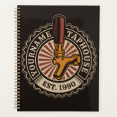 Aangepaste naam Craft Beer Taphouse Brewery Bar Planner (Voorkant)