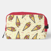 Aangepaste naam crèmepatroon toilettasje (Achterkant)