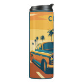 Aangepaste naam Cuba Auto Illustratie Thermosbeker (Gedraaid links)