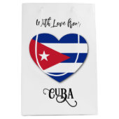 Aangepaste naam Cuba Love Medium Cadeauzakje (Voorkant)
