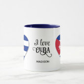 Aangepaste naam Cuba Love mokken (Midden)