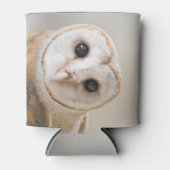 Aangepaste naam Cute Barn Owl Blikjeskoeler (Voorkant)