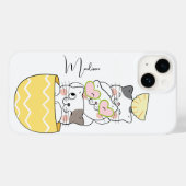 Aangepaste naam Cute Kittens Case-Mate iPhone Case (Achterkant (horizontaal))