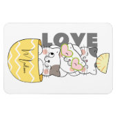 Aangepaste naam Cute Kittens Magneet (Horizontaal)