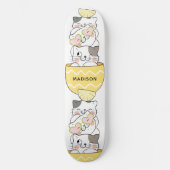 Aangepaste naam Cute Kittens Skateboard (Voorkant)