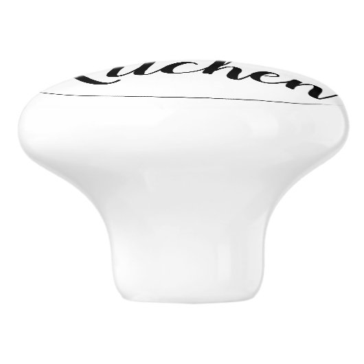 Aangepaste naam Cute Lemon Design Kitchen Drawer P Keramische Knop (Zijkant)