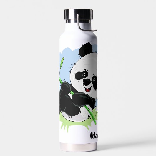 Aangepaste naam Cute Panda Waterfles (Links)
