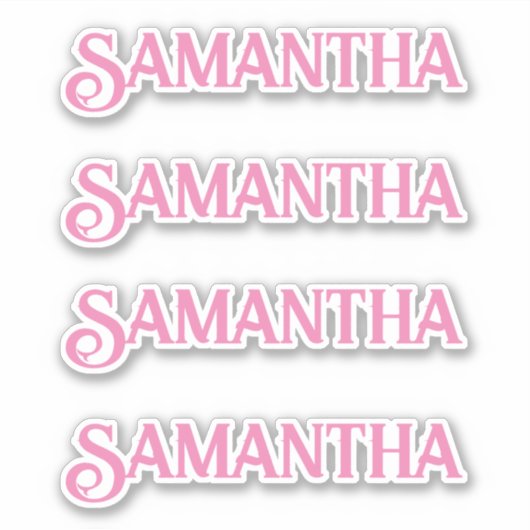 Aangepaste naam Decal Custom Times Four Sticker (Voorkant)