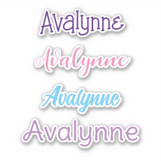 Aangepaste naam Decal Custom Times Four Sticker (Voorkant)