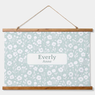 aangepaste naam Decor Nursery Girls Room Hangend Wandkleed