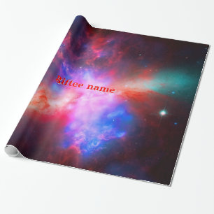Aangepaste naam, Deep Space Phenomena Cigar Galaxy Cadeaupapier