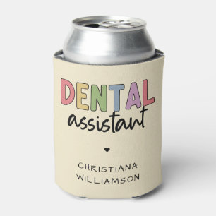 Aangepaste naam Dental Assistant Cadeaubon Blikjeskoeler