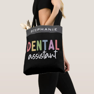 Aangepaste naam Dental Assistant Cadeaubon Draagtas