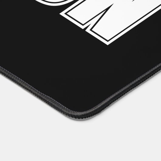 Aangepaste naam desk mat voor computer tafel (Hoek)