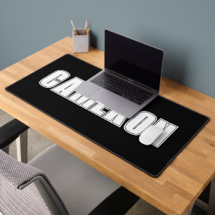 Aangepaste naam desk mat voor computer tafel