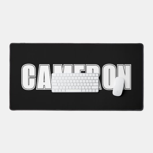 Aangepaste naam desk mat voor computer tafel (Keyboard & Muis)