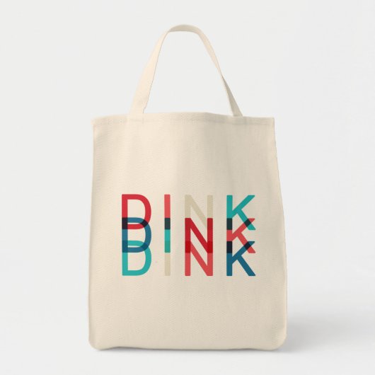 Aangepaste naam Dink Gepersonaliseerd Pickleball G Tote Bag (Voorkant)